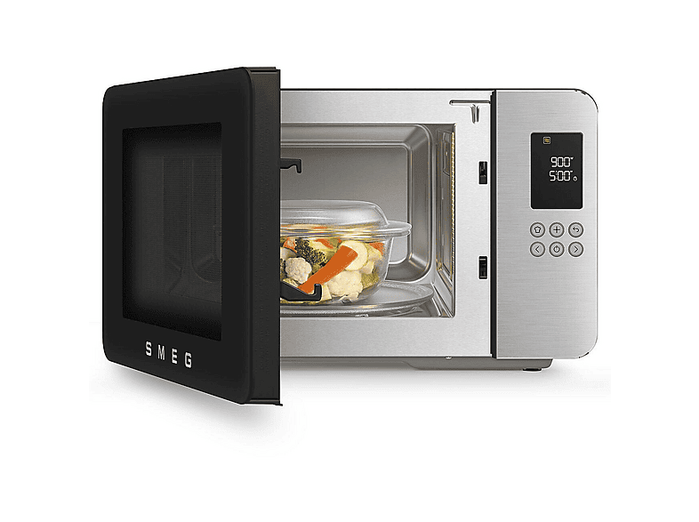 SMEG Microondas con grill 1450 W en color Negro mate — foto 3