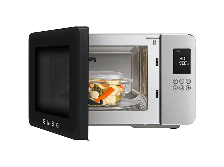 SMEG Microondas con grill 1450 W en color Negro mate — foto 7