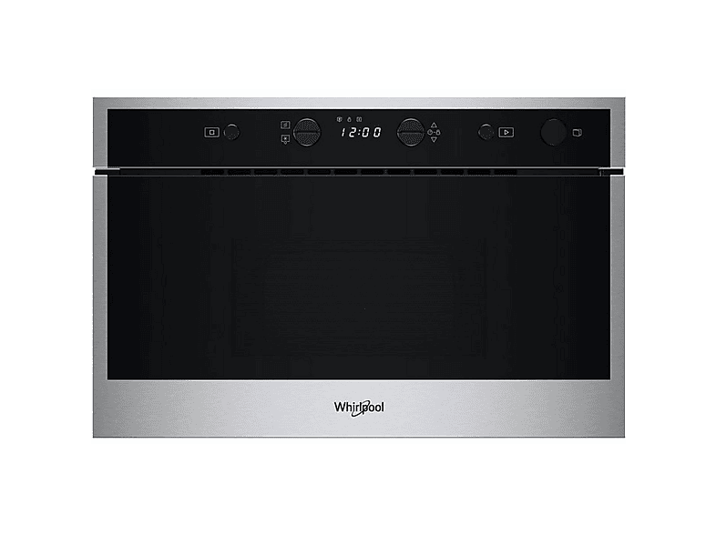 Microondas integrable WHIRLPOOL en color Negro, Acero inoxidable, 2000 W