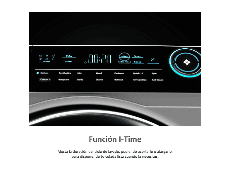 HAIER Secadora bomba de calor en color Blanco — 9kg y 14 programas — foto 7