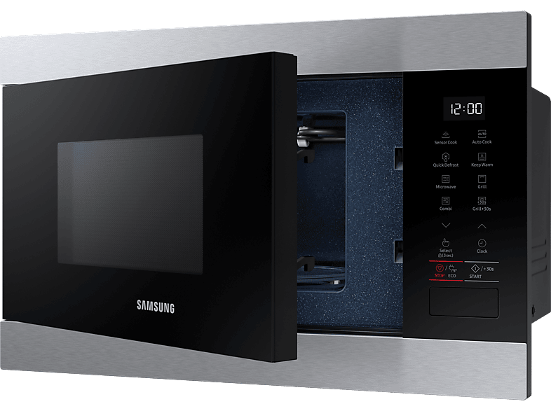 Microondas integrable SAMSUNG en color Inox de 850W — foto 4