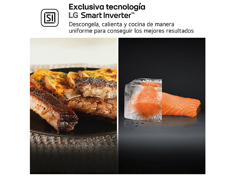 LG Microondas con horno en color Negro — foto 5
