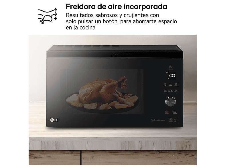 LG Microondas con horno en color Negro — foto 6