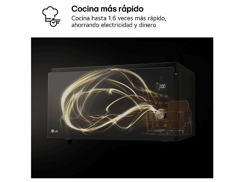 LG Microondas con horno en color Negro — foto 7