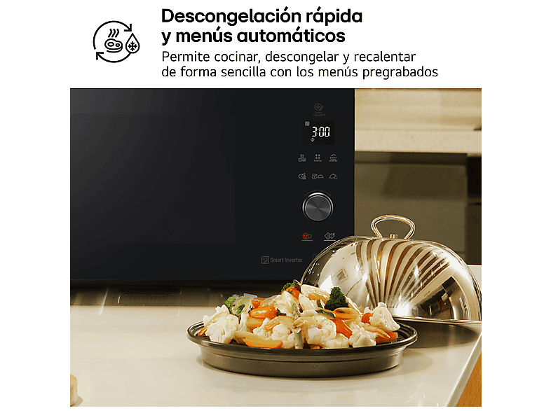LG Microondas con horno en color Negro — foto 8