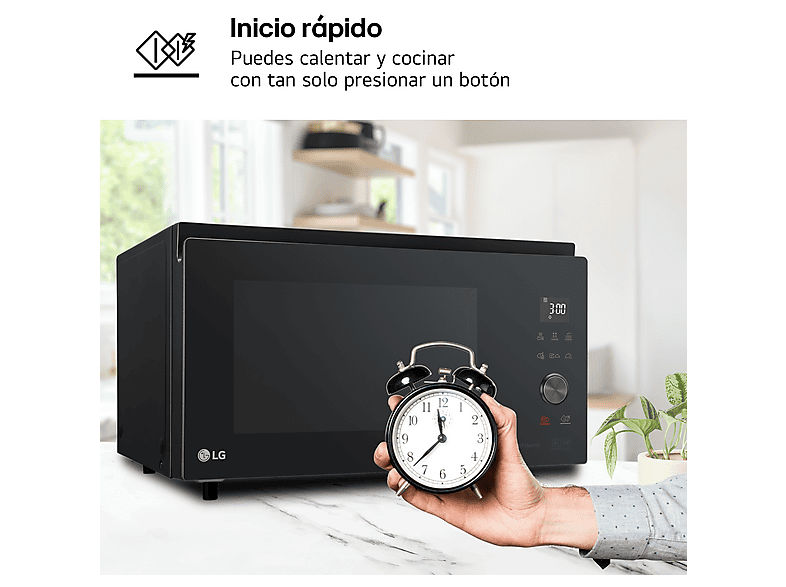 LG Microondas con horno en color Negro — foto 11