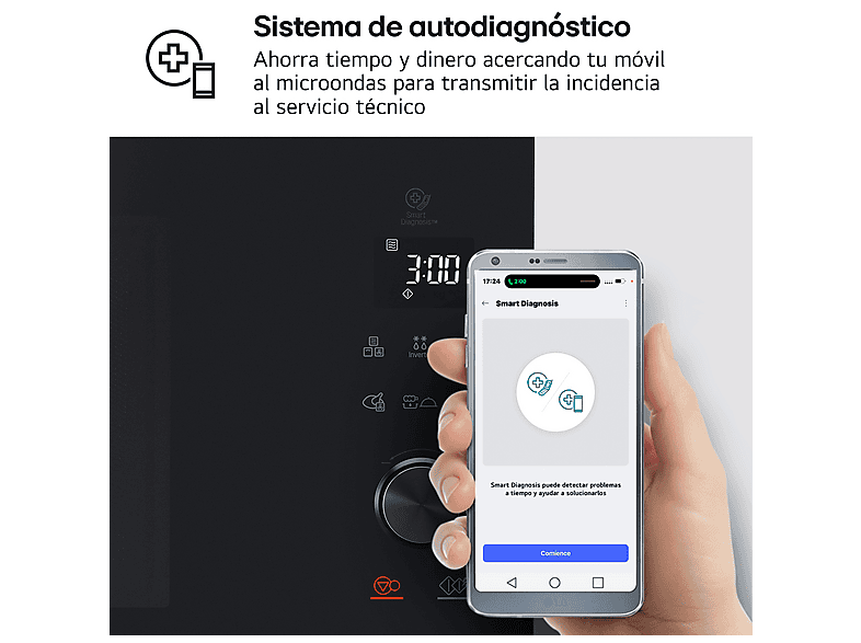LG Microondas con horno en color Negro — foto 13
