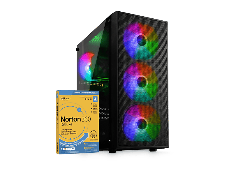 PC Gaming CYBERNERDS — AMD Ryzen 5 5500 y 32 GB RAM (mod. | P7 | Pro)