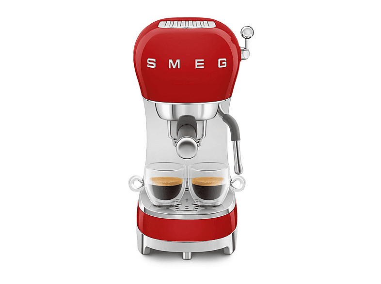 Cafetera express SMEG en color Rojo, 15 bar — foto 3