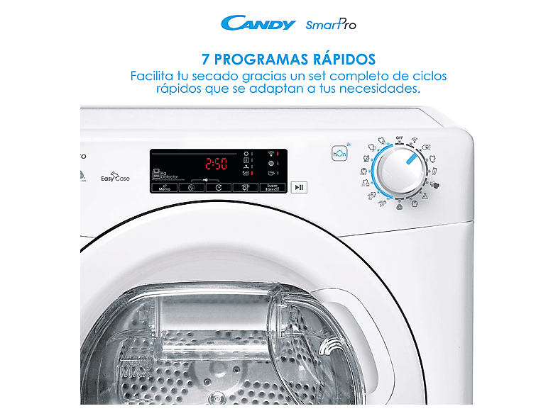 Secadora bomba de calor CANDY con 9kg en color Blanco — foto 7