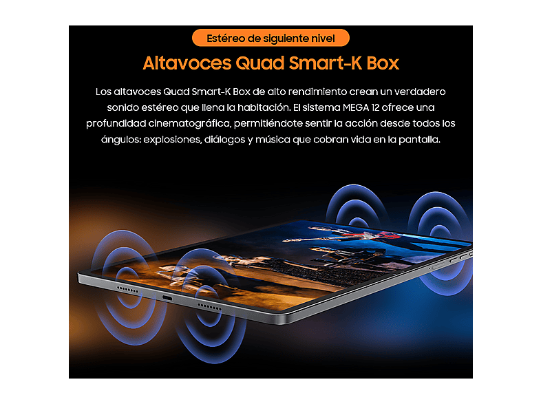 Tablet BLACKVIEW en color Gris (mod. MEGA 12) — foto 4