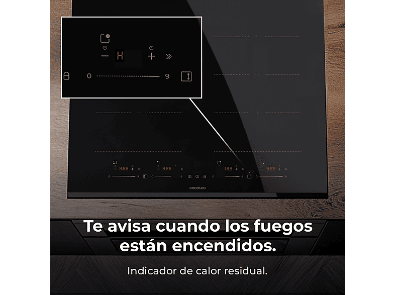 CECOTEC Placa de inducción en color Negro (mod. Bolero Squad I 4800) — foto 6