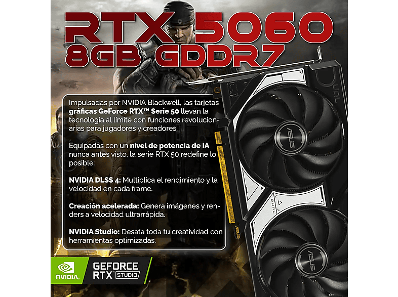 PC Gaming PC RACING con AMD Ryzen 7 8700F — foto 5