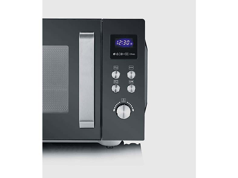 SEVERIN Microondas con grill y base de vidrio en color negro — 1000 W y 10 potencia — foto 5