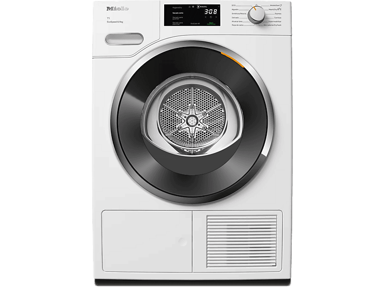 Secadora bomba de calor MIELE — 10 Programas y DirectSensor (mod. EcoSpeed &amp;9kg)
