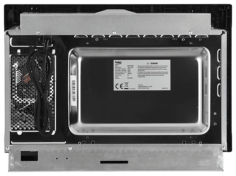 Microondas integrable BEKO con 900 W en color Negro — foto 8