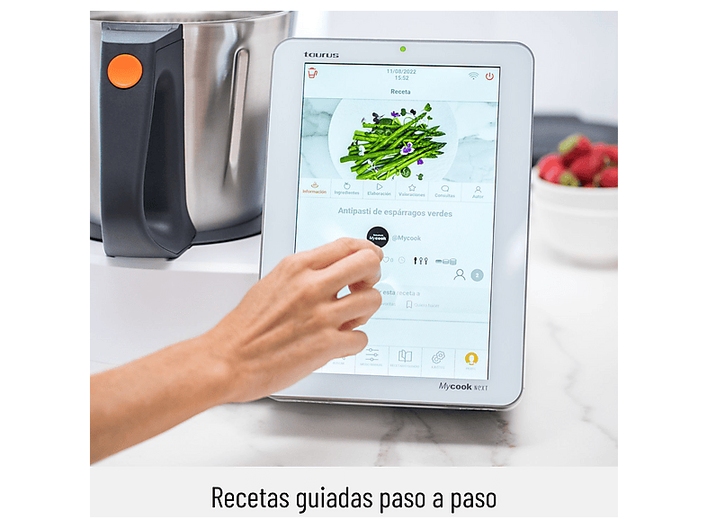 Robot de cocina TAURUS en color Blanco, 2000 W — foto 5