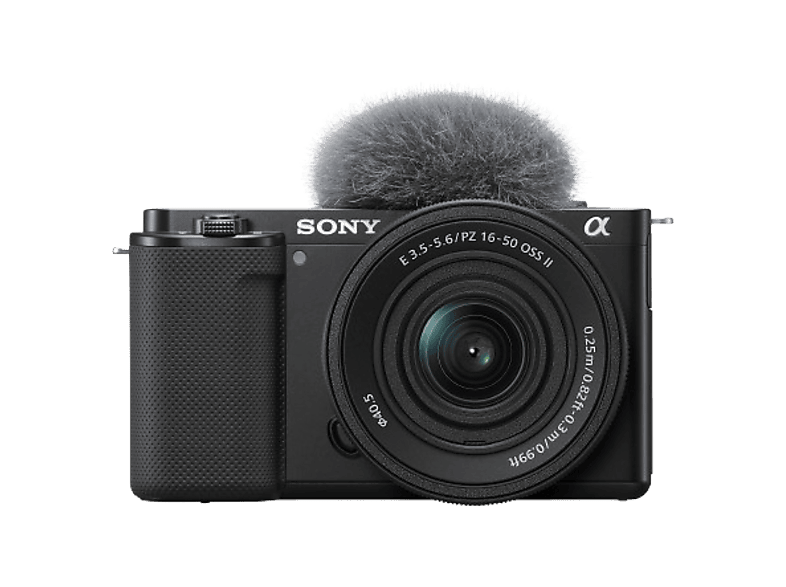 SONY Cámara en color Negro — Vídeo 4K y Eye AF en Tiempo Real