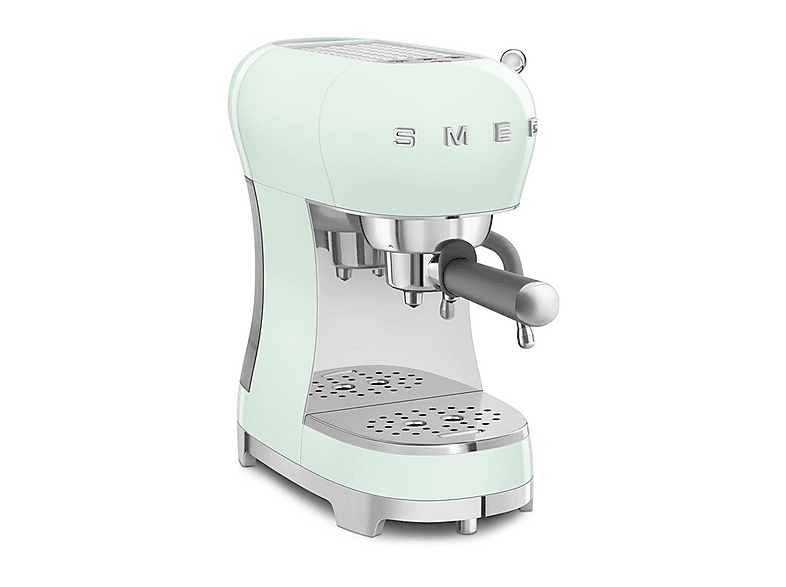 Cafetera express SMEG con 15 bar en color Inox