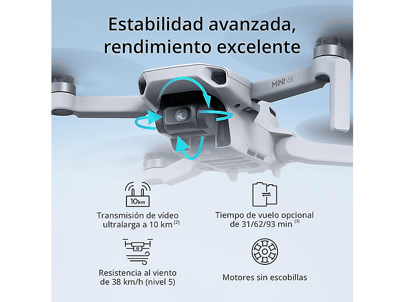 DJI Drone en color Gris (mod. Mini 4K Fly More) — foto 4