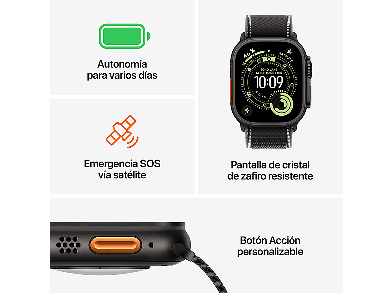 Smartwatch APPLE en color Titanio Natural (mod. Watch Ultra 3 (2025)) — foto 3