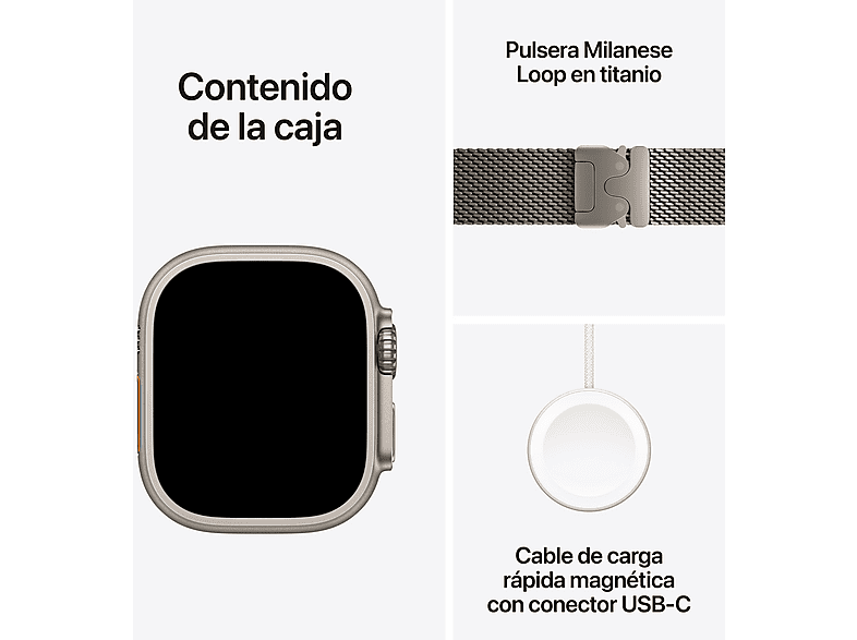 Smartwatch APPLE en color Titanio Natural (mod. Watch Ultra 3 (2025)) — foto 8
