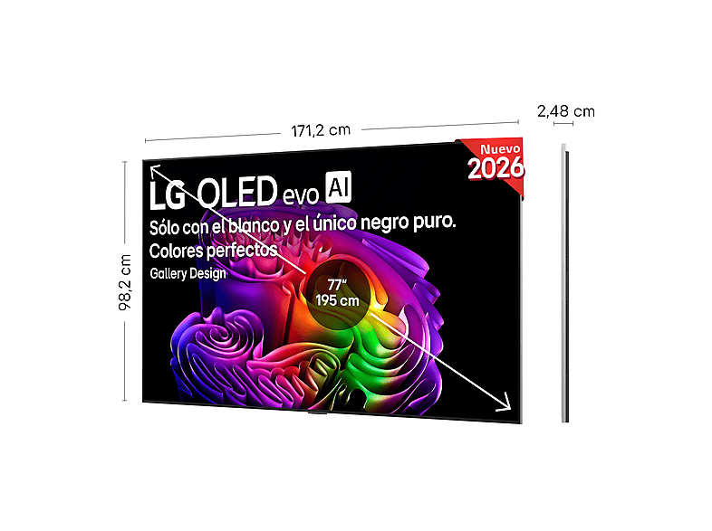 TV OLED 77" LG — OLED 4K y Procesador Inteligente α11 AI Processor 4K Gen3 — foto 4