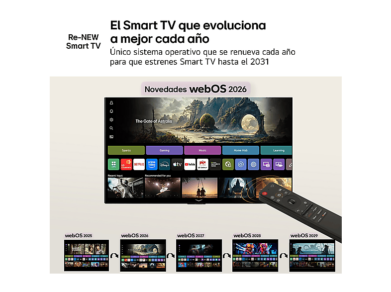TV OLED 77" LG — OLED 4K y Procesador Inteligente α11 AI Processor 4K Gen3 — foto 11