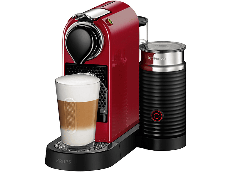Cafetera de cápsulas KRUPS — 19 bar y 1260 W (mod. Nespresso Citiz &amp; Milk)