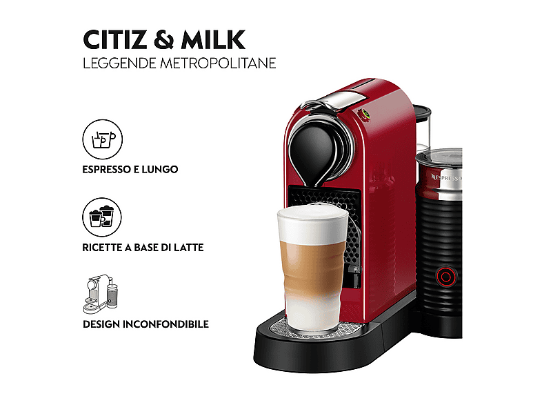 Cafetera de cápsulas KRUPS — 19 bar y 1260 W (mod. Nespresso Citiz & Milk) — foto 5