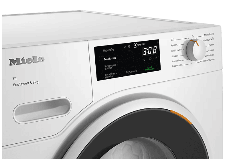 Secadora bomba de calor MIELE en color Blanco, 9 kg — foto 3