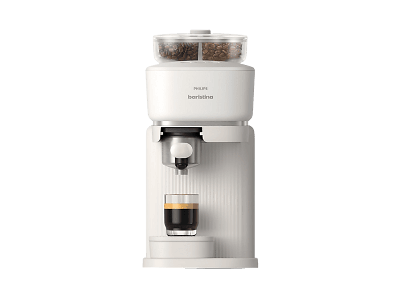 Cafetera express PHILIPS en color Blanco natural, 16 Bar