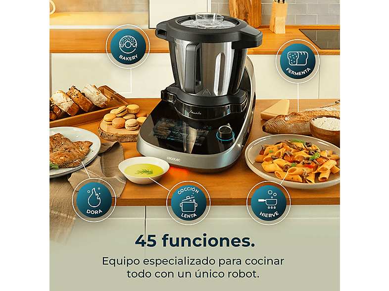 Robot de cocina CECOTEC — 1700 W y 4,5 l (mod. 4700 MAMBO COOKING VICTORY) — foto 4