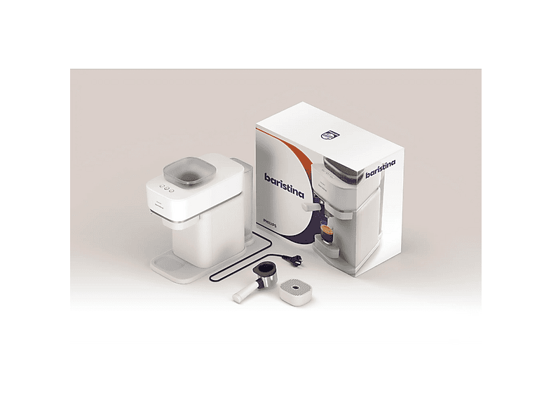 Cafetera express PHILIPS con Molinillo cerámico en color Blanco lechoso — foto 5