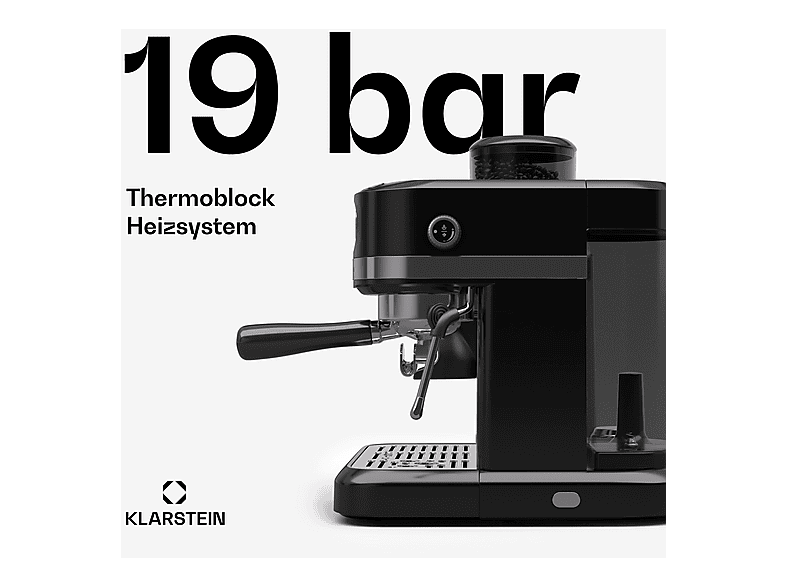 Cafetera espresso KLARSTEIN en color Negro — foto 4