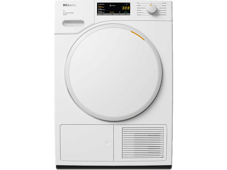 MIELE Secadora bomba de calor 12 Programas (mod. 8kg Active) en color Blanco loto