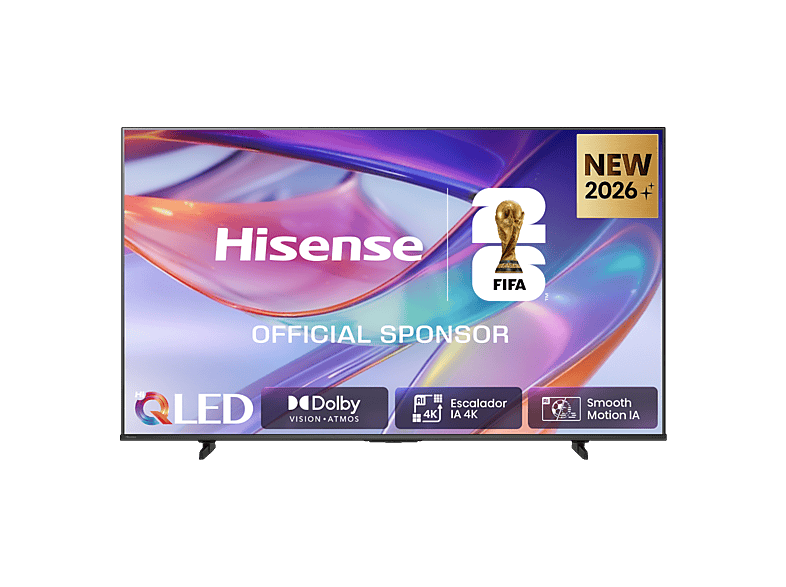 HISENSE TV QLED 55" QLED 4K (mod. 55E7S) en color Negrro