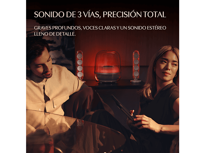 HARMAN KARDON Altavoz bluetooth 190W RMS (mod. SoundSticks 5) en color Blanco — foto 3