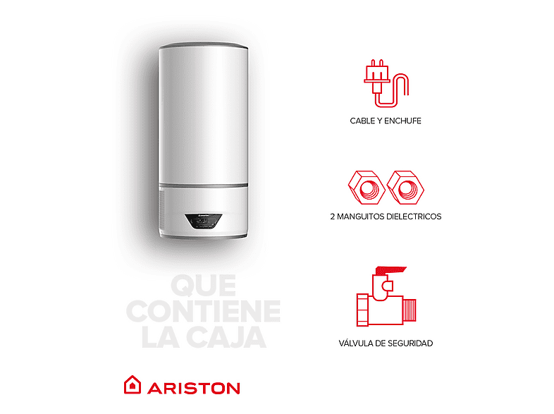 Termo eléctrico ARISTON con 80 l en color Blanco — foto 8