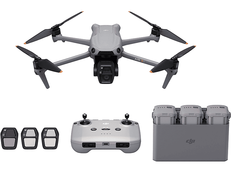 Drone DJI — 50 megapixel y 45 min (mod. Air 3S Fly More)
