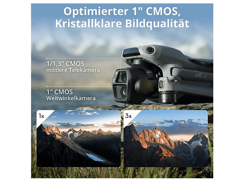 Drone DJI — 50 megapixel y 45 min (mod. Air 3S Fly More) — foto 7