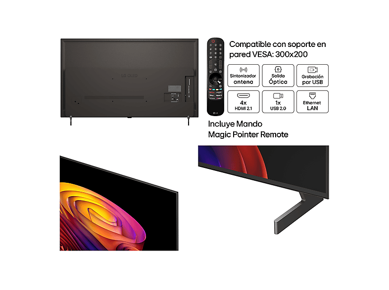 LG TV OLED 55" en color Negro — foto 7