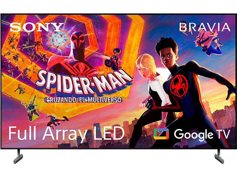 TV LED 75" SONY en color Negro de 4K HDR