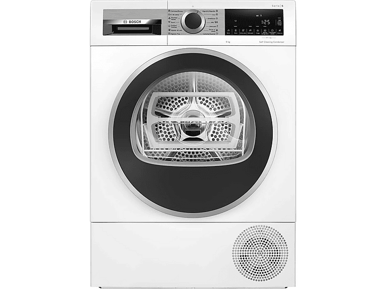 BOSCH Secadora bomba de calor en color Blanco — Bomba de calor y 9 kg