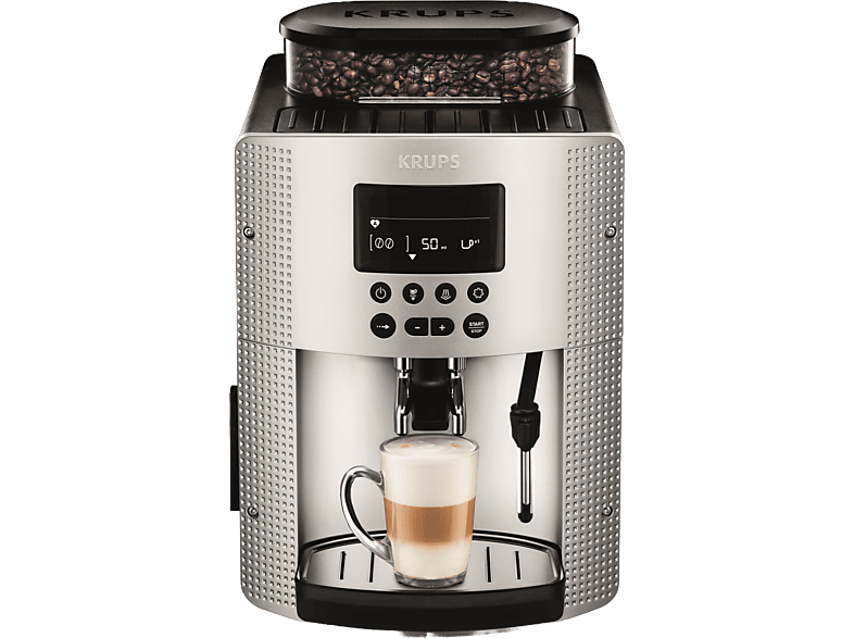 Cafetera superautomática KRUPS con 1450 W en color Plateado