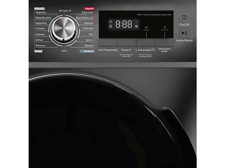 INFINITON Secadora 8 kg (mod. SD-DG85C) en color Inox — foto 3