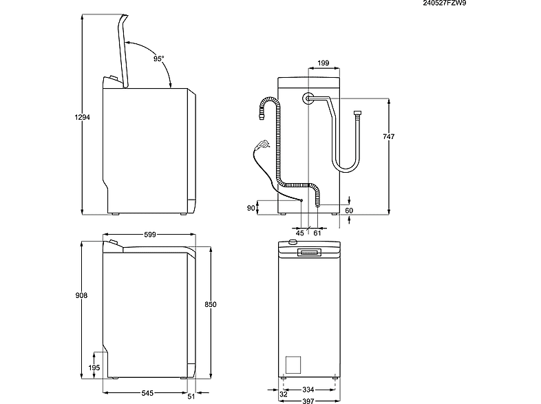 Lavadora carga superior ELECTROLUX en color Blanco de 7 kg — foto 9