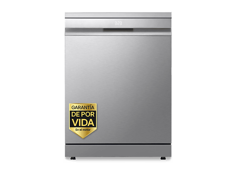 Lavavajillas LG con 10 servicios en color Acero antihuellas