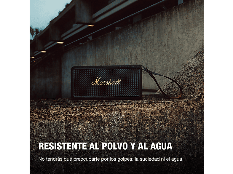 MARSHALL Altavoz inalámbrico en color Black and Brass — Bluetooth y 30 h Autonomía — foto 4