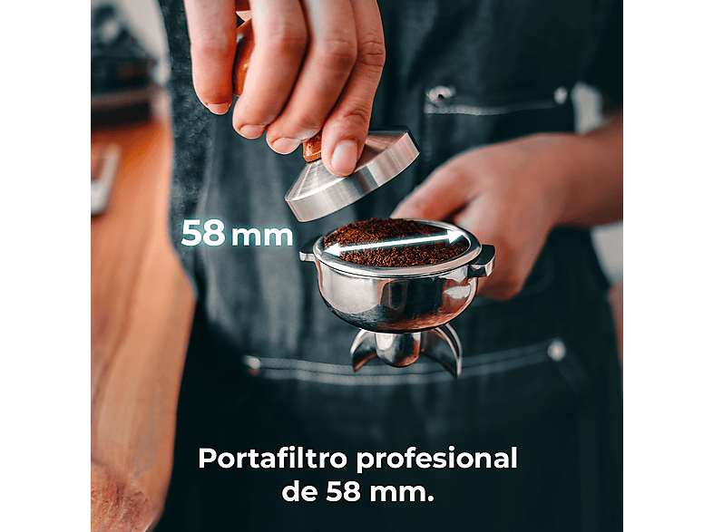 Cafetera express CECOTEC con 2700 W en color Plata — foto 4